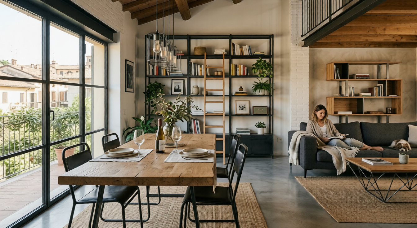 Arredamento legno e metallo: l’equilibrio perfetto tra calore e design